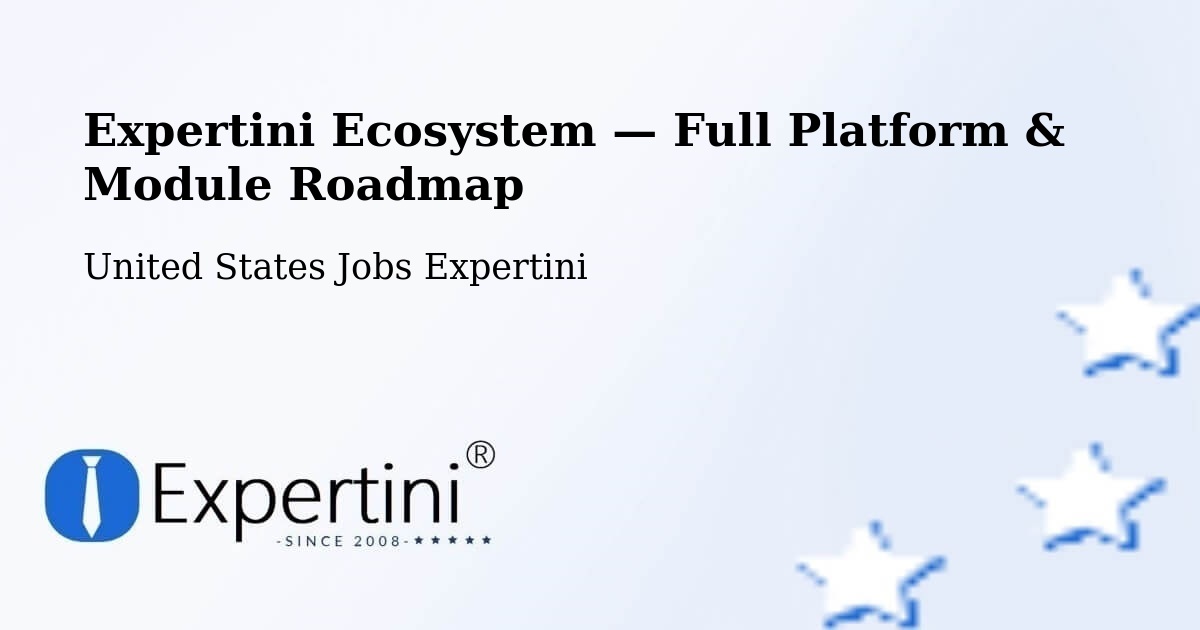 Expertini Ecosystem — Full Platform & Module Roadmap – Great Falls